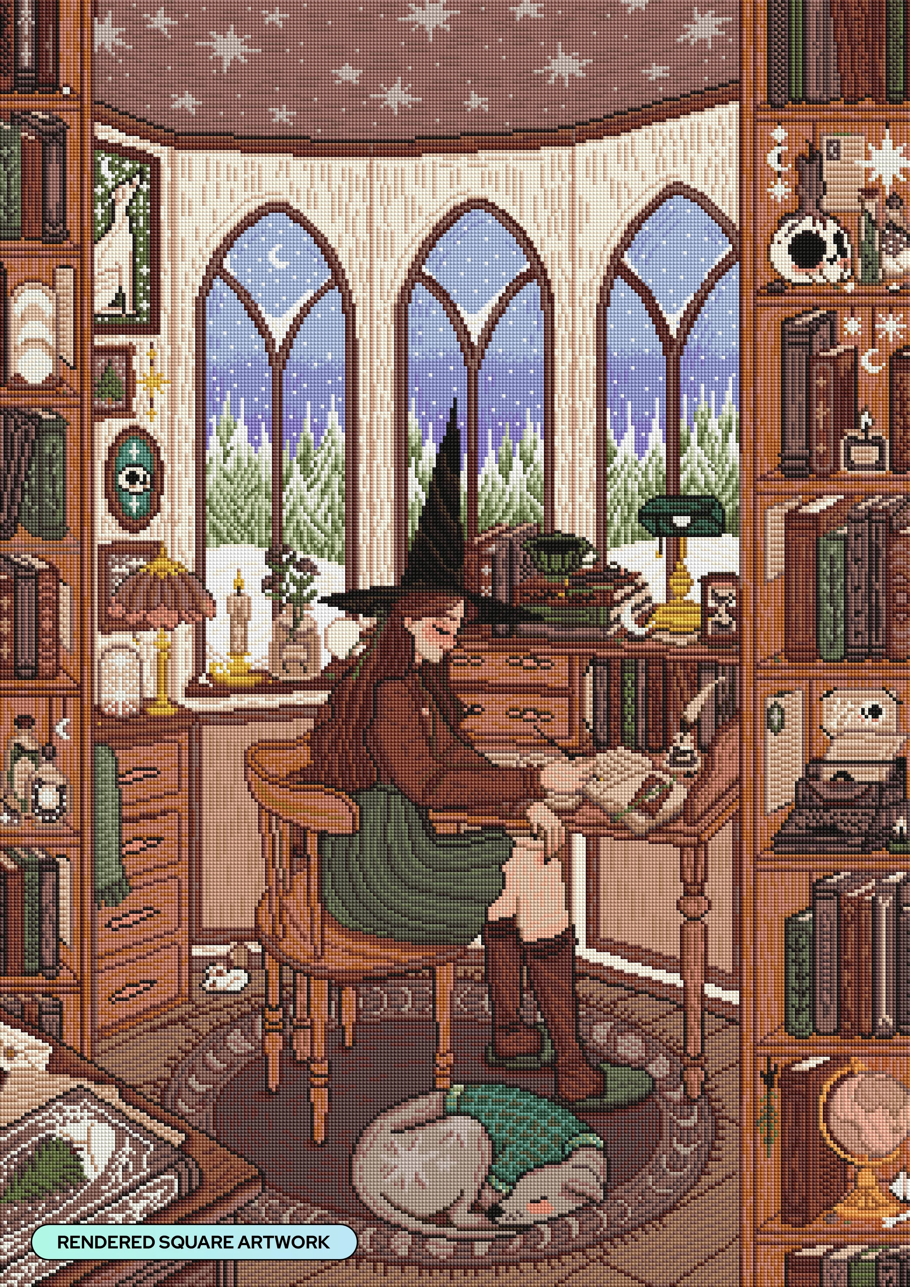 Dark Academia Desk, Wika And Lumi - Image 2