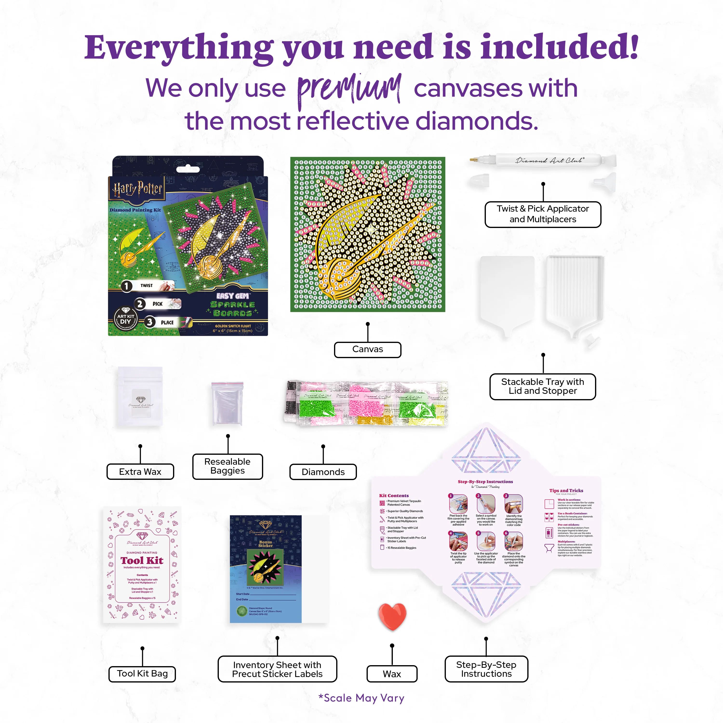 Golden Snitch Flight - Easy Gem™ Sparkle Boards - Image 3