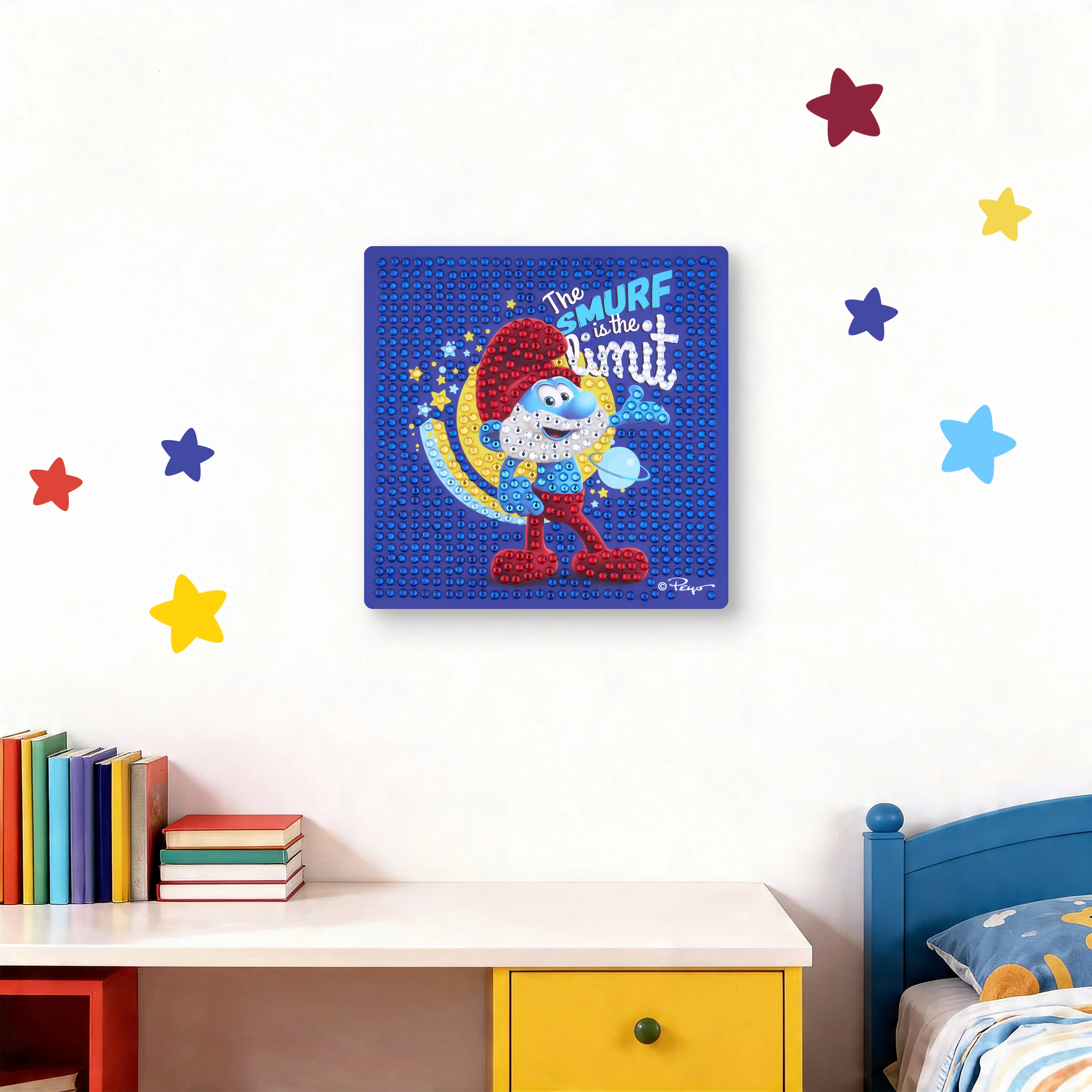Papa Smurf™ Space Adventure - Easy Gem™ Sparkle Boards - Image 2