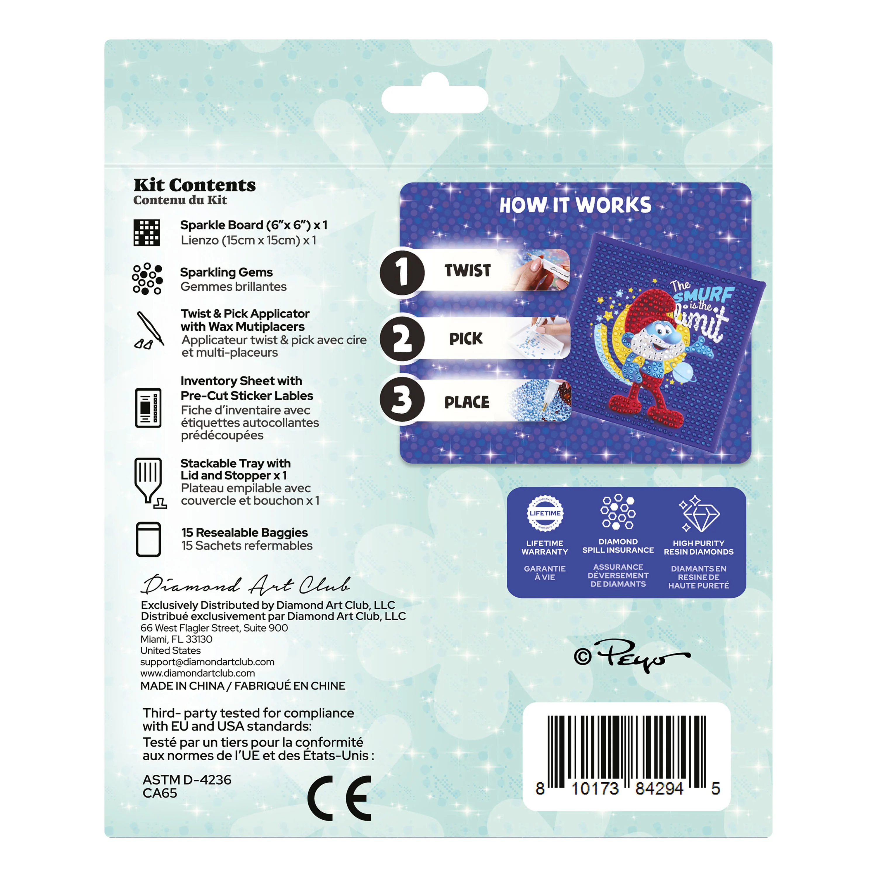 Papa Smurf™ Space Adventure - Easy Gem™ Sparkle Boards - Image 7