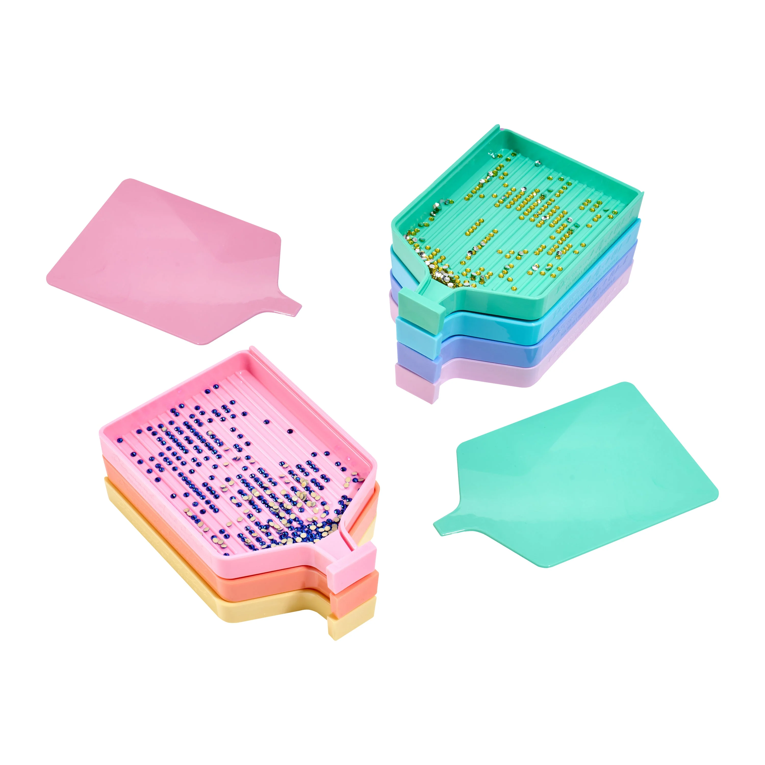 Pastel Rainbow Trays - Large (Set of 7) - Image 2