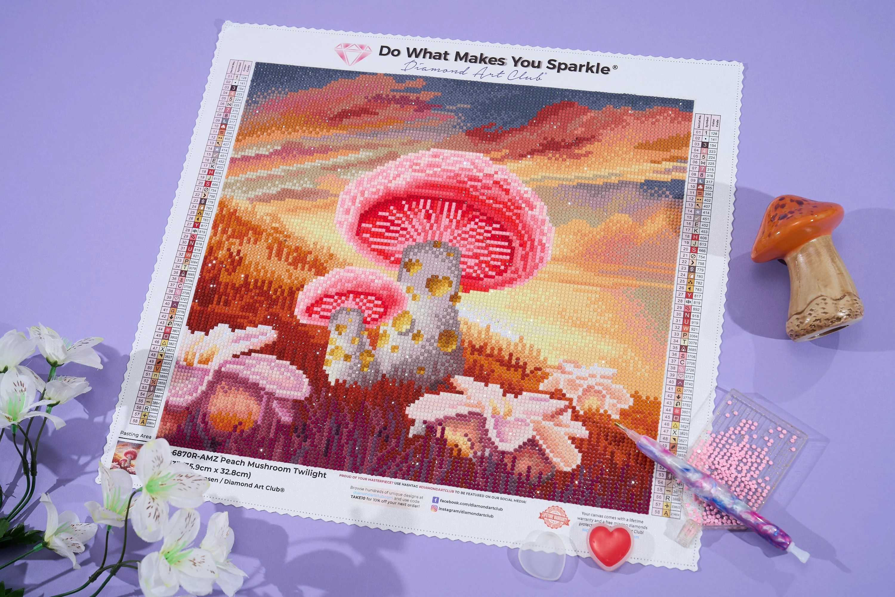 Peach Mushroom Twilight - Image 6