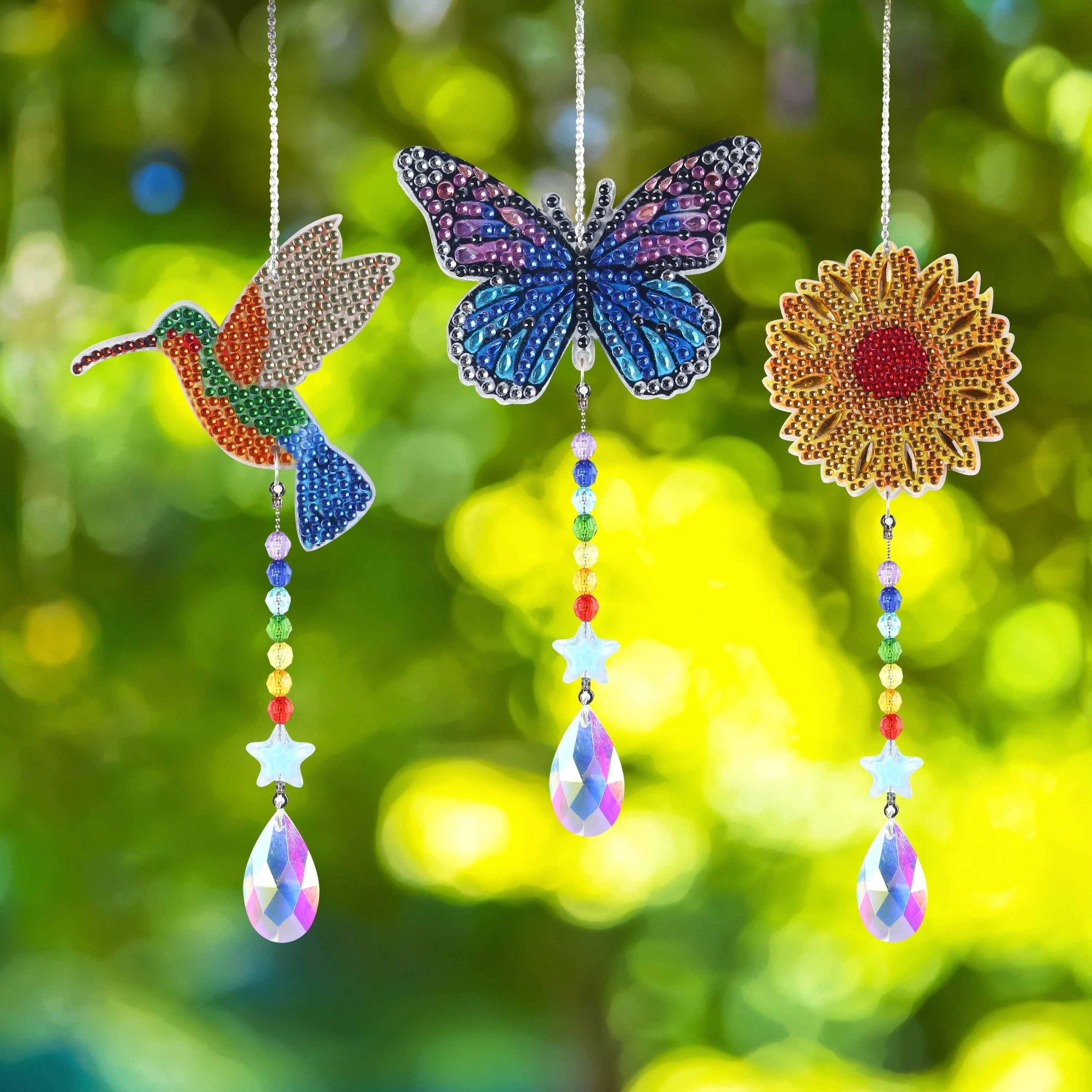 Suncatchers - Hummingbird/Butterfly/Sunflower - Image 2