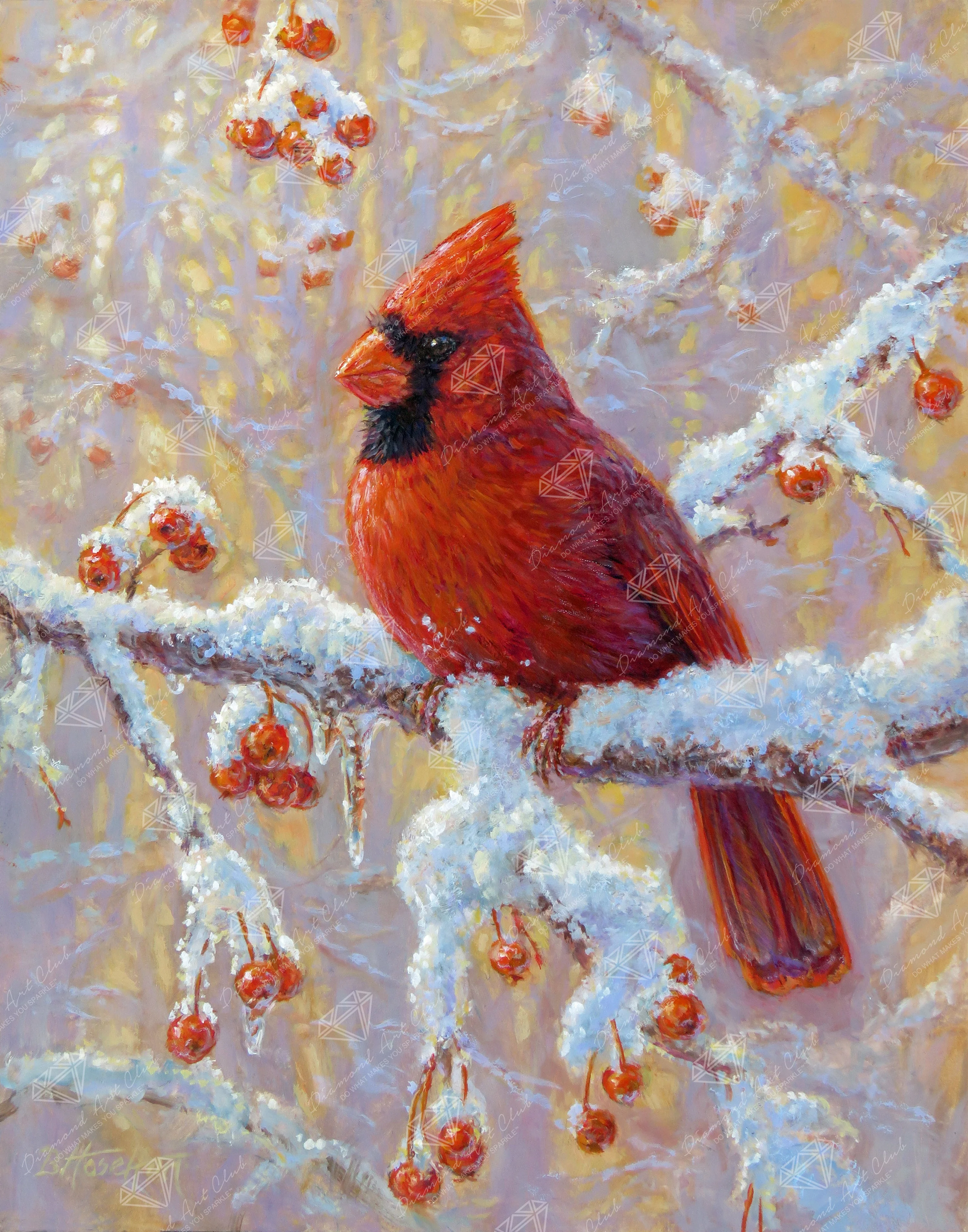 The Joy of Winter Cardinal